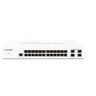 FS-124E Fortinet L2 Switch - 24 x GE RJ45 ports, 4 x GE SFP slots, Fanless, FortiGate switch controller compatible.