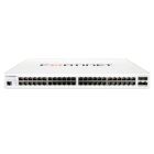 FS-148E-POE Fortinet L2+ managed POE switch with 48GE +4SFP, 24 ports POE with max 370W POE limit