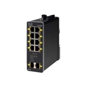 Cisco IE-1000-8P2S-LM network switch Managed Gigabit Ethernet (10/100/1000) Power over Ethernet (PoE) Black