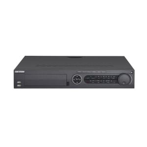 DS-7332HUHI-K4 DS-7332HUHI-K4 - Hikvision TVI DVR 16-ch 1080p@25fps(Real-Time), 8MP@8fps, 5MP@12fps, 4MP@15fps, 3MP@18fps, Video output: VGA & 2*HDMI Audio I/O: 4 In/ 1 Out Alarm I/O: 16 In/ 4 Out, 48 IP Cam Input, 4 x 10TB SATA