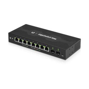 ES-10XP Ubiquiti Networks EdgeSwitch 10XP Managed L2 Gigabit Ethernet (10/100/1000) Power over Ethernet (PoE) Black