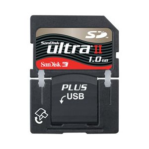 SANSD1GBUL+ SanDisk Ultra® II SD™ Plus USB 1GB
