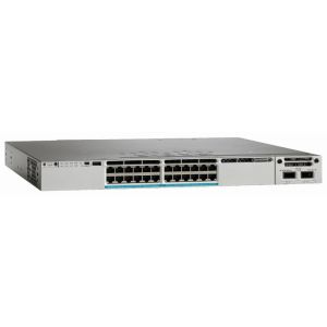 Cisco Catalyst WS-C3850-24U-L network switch Managed Gigabit Ethernet (10/100/1000) Power over Ethernet (PoE) 1U Black, Grey