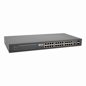 NGS24C2 Tripp Lite NGS24C2 network switch Managed L2 Gigabit Ethernet (10/100/1000) 1U Black