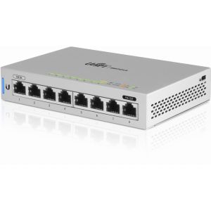 US-8 Ubiquiti Networks UniFi Switch 8 Managed Gigabit Ethernet (10/100/1000) Power over Ethernet (PoE) Grey
