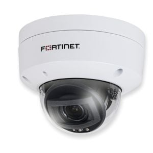 FCM-FD50 Fortinet 5 Megapixel Fixed Dome IP Camera, 30m IR LED, 2.8 - 12mm motorized lens, 1x 10/100 port with 802.3af PoE, Audio, Shutter WDR, Vandal proof, Indoor/Outdoor Use, Rated IP66