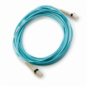 AJ835A Hewlett Packard Enterprise Storage B-series Switch Cable 2m Multi-mode OM3 50/125um LC/LC 8Gb FC and 10GbE Laser-enhanced Cable 1 Pk fibre optic cable Blue