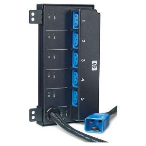 Hewlett Packard Enterprise 5xC13 Intelligent PDU power extension 5 AC outlet(s) Black, Blue